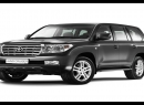 toyota land cruiser v8 front view